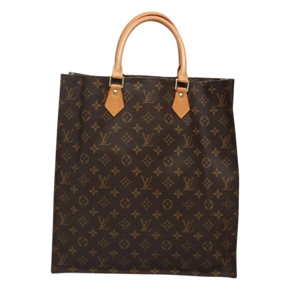 LOUIS VUITTON Monogram Sac Plat Hand Bag M51140 LV Auth 128776 - Picture 2 of 16